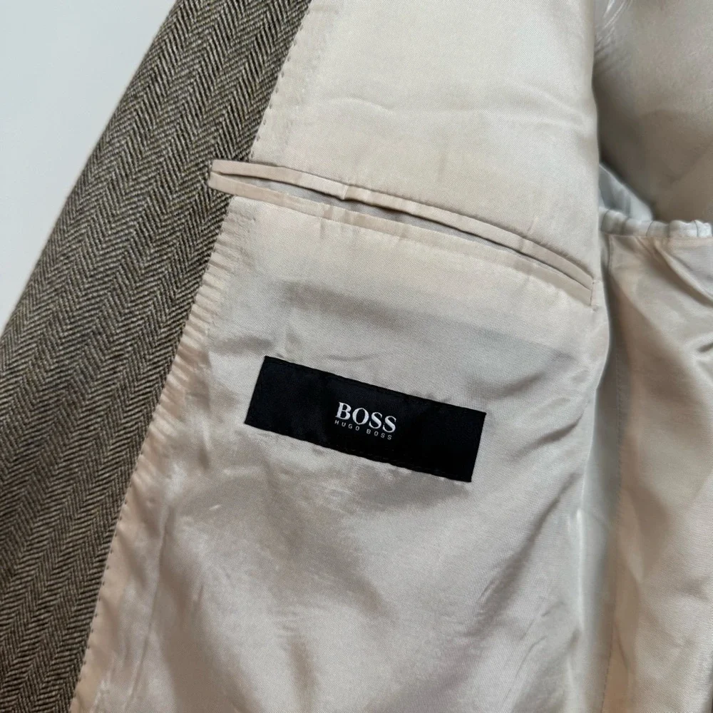 Hugo Boss for Saks Fifth Avenue Bertolucci cashmere wool sports coat blazer 44R
